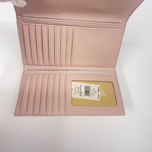 Michael Kors Trifold Wallet Powder Blush Pink - Picture 5 of 6